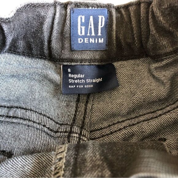 Gap Kids Regular Stretch Straight Black Jeans - Picture 4 of 6